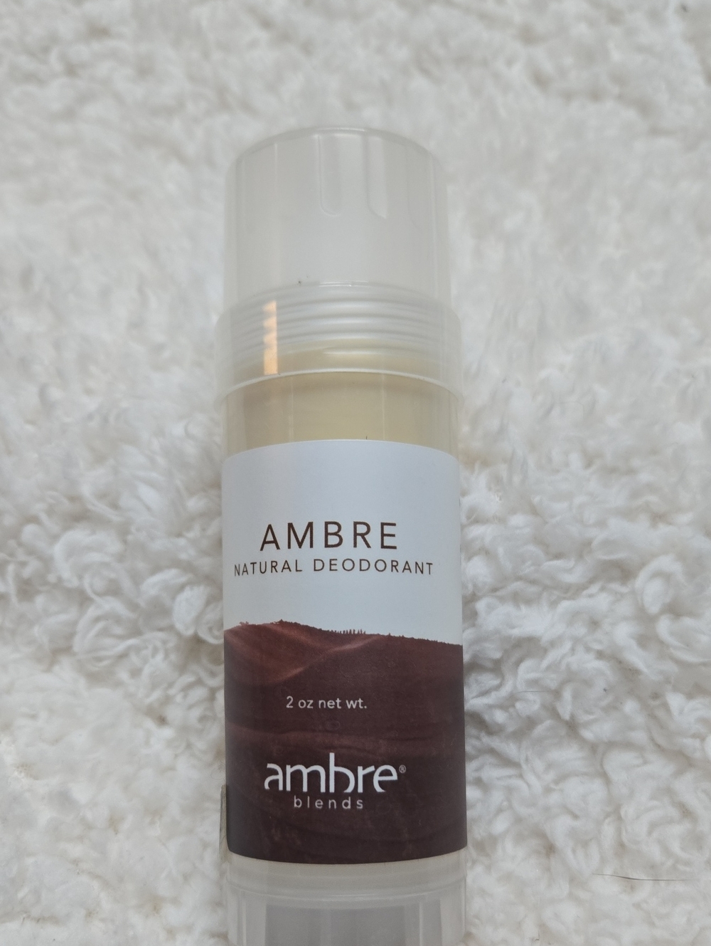 Ambre Natural Deodorant Stick — Amber Brown